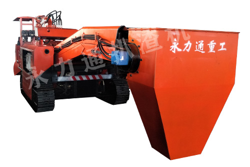 120履帶防爆扒渣機(jī)，漏斗接渣耙渣機(jī)
